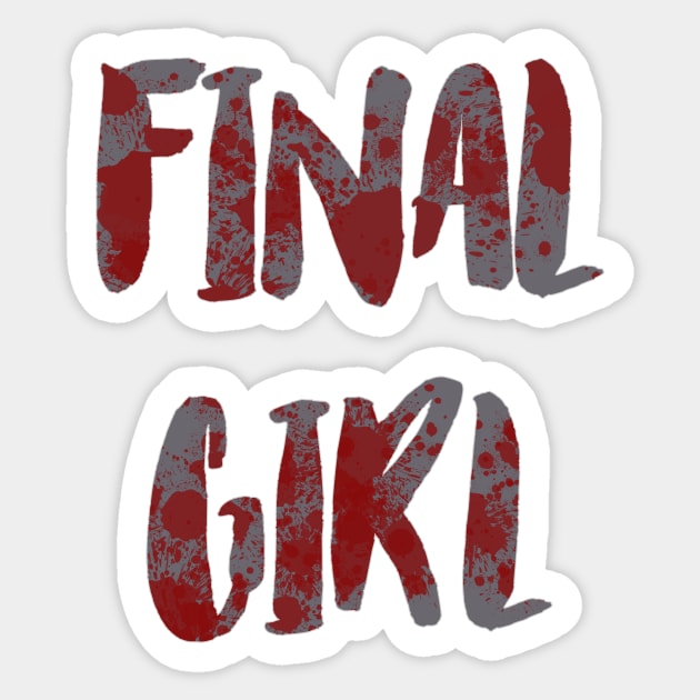 Final Girl Sticker by ScreamKingsPod